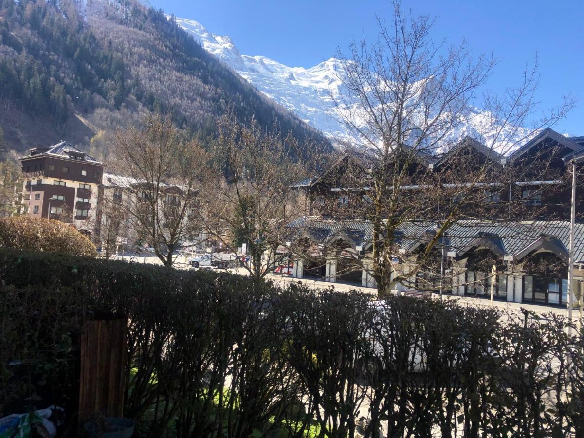 Chamonix 27 - Au Centre Vue Mont Blanc Et Jardin Lägenhet Exteriör bild